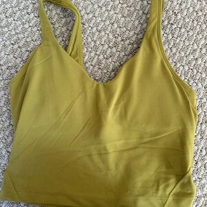 lululemon athletica Olive Crop Top